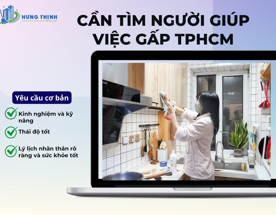 Cần tìm người giúp việc gấp TpHCM