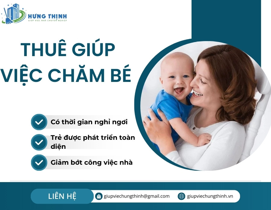 Dịch vụ thuê giúp việc chăm bé