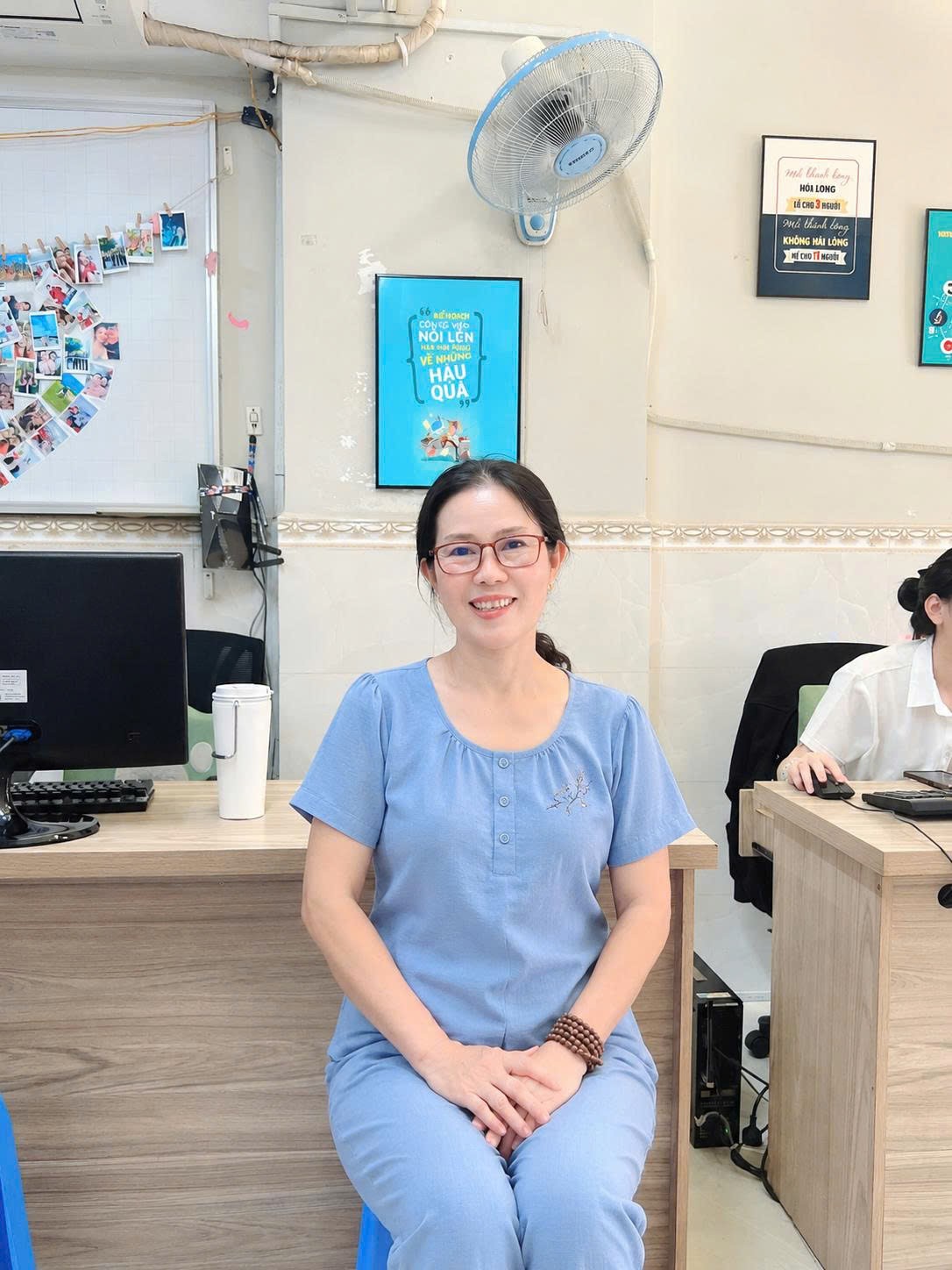 Chị Kiều Thị Huyền, sinh năm 1971, quê An Giang, giúp việc nhà - chăm bé giỏi