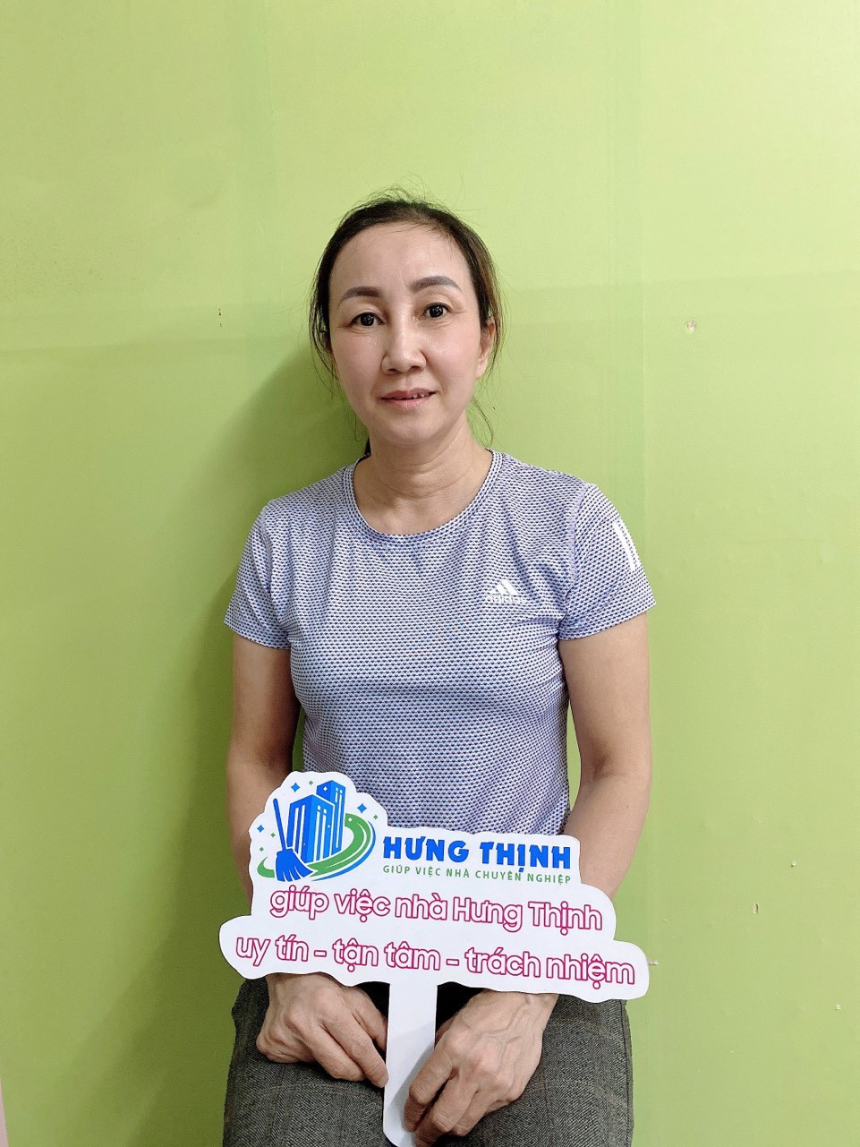 Chị Trương Thị Hiên sinh năm 1980 quê ở Hậu Giang đang cần tìm việc làm, giúp việc nhà nấu ăn ngon Tết ở lại được