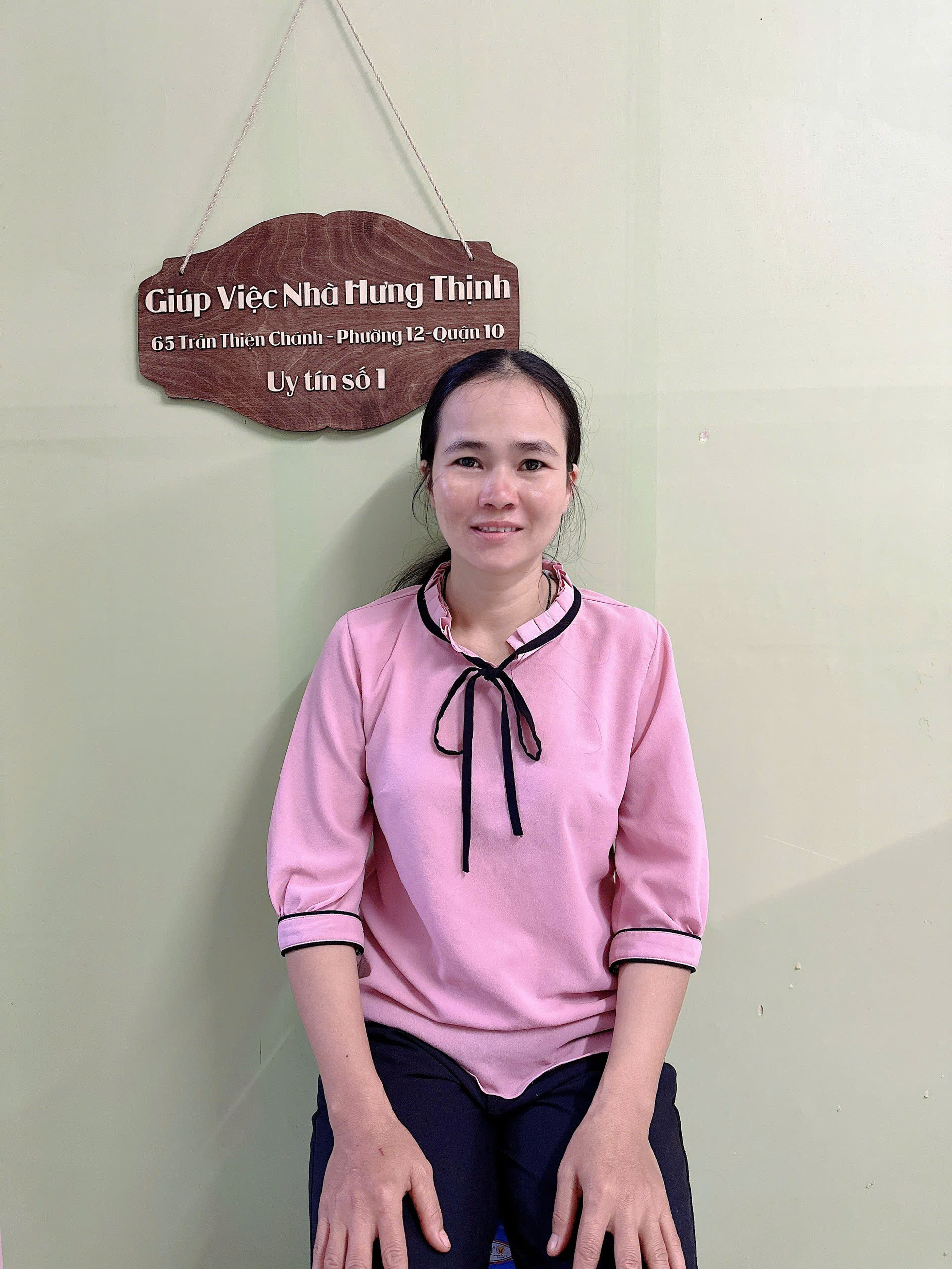 Chị Bá Thị Di - 1988 - Ninh Thuận - chuyên giúp việc nhà - chăm bé