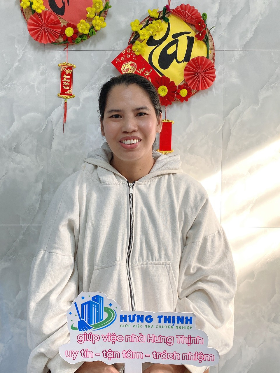 Chị Trang chuyên giúp việc nhà chăm bé