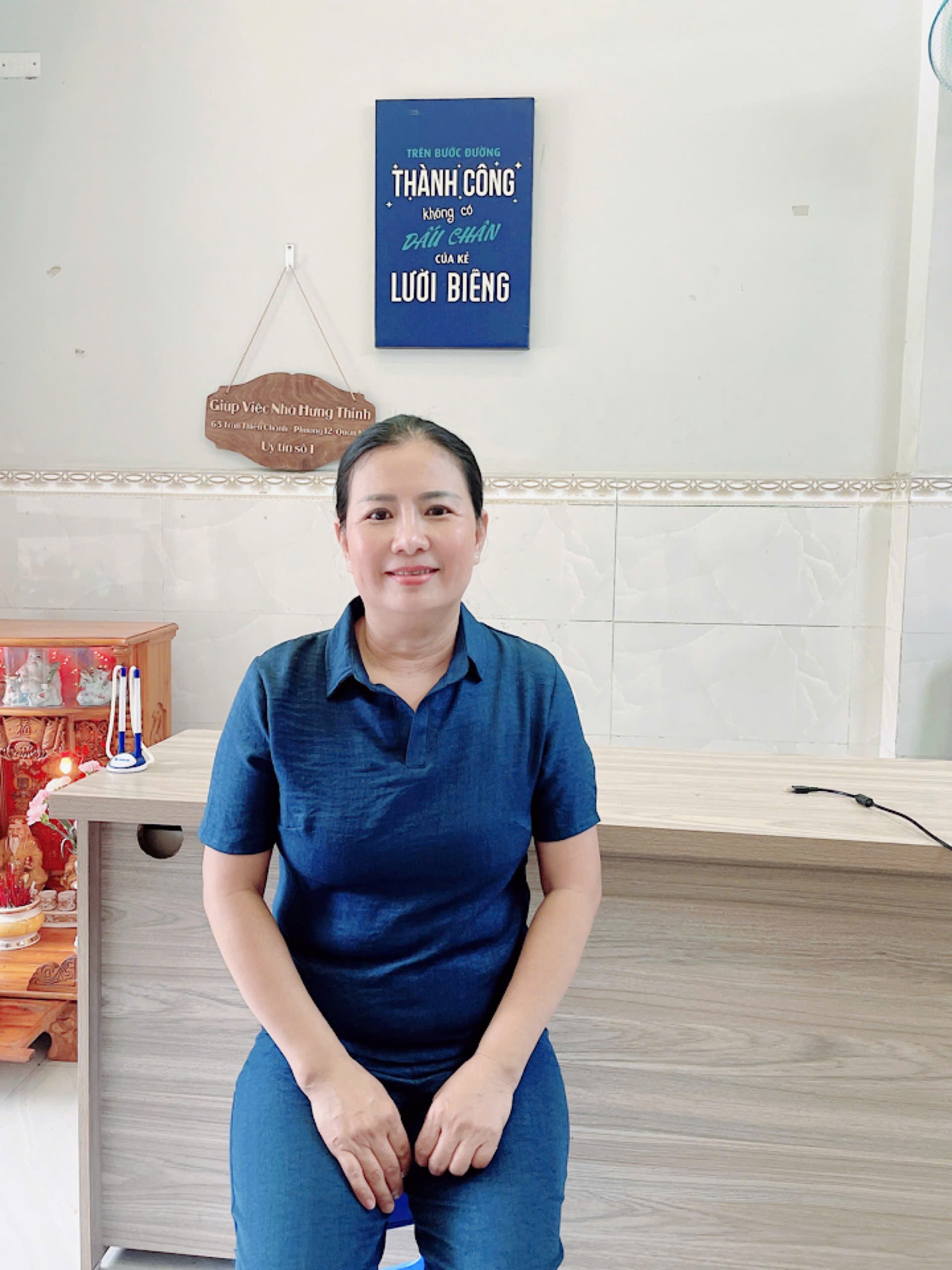Chị Trần Thị Kim Ngân - 1974 - chuyên chăm bé - giúp việc nhà