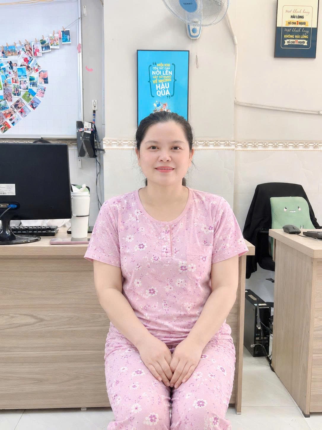 Chị Hàm Thị Hương, sinh năm 1987, quê Ninh Thuận, nấu ăn ngon - chịu khó