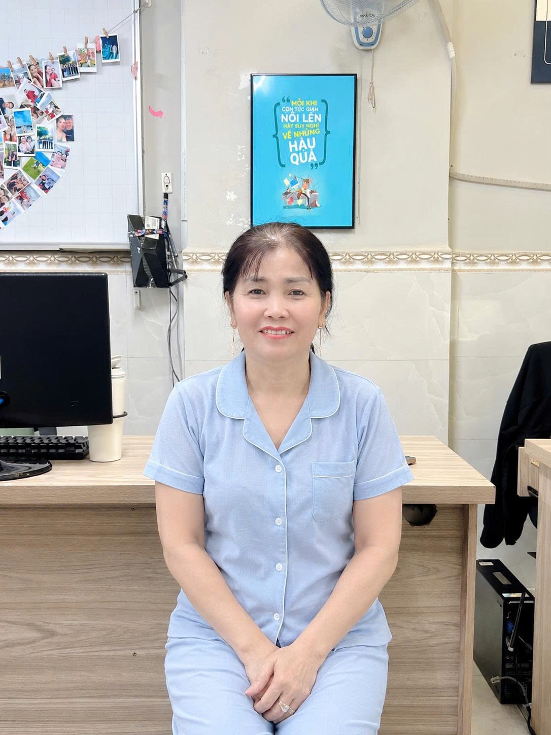 Nguyễn Thị Kim Như, sinh năm 1973, quê Kiên Giang, giỏi chăm ông bà - chăm bé