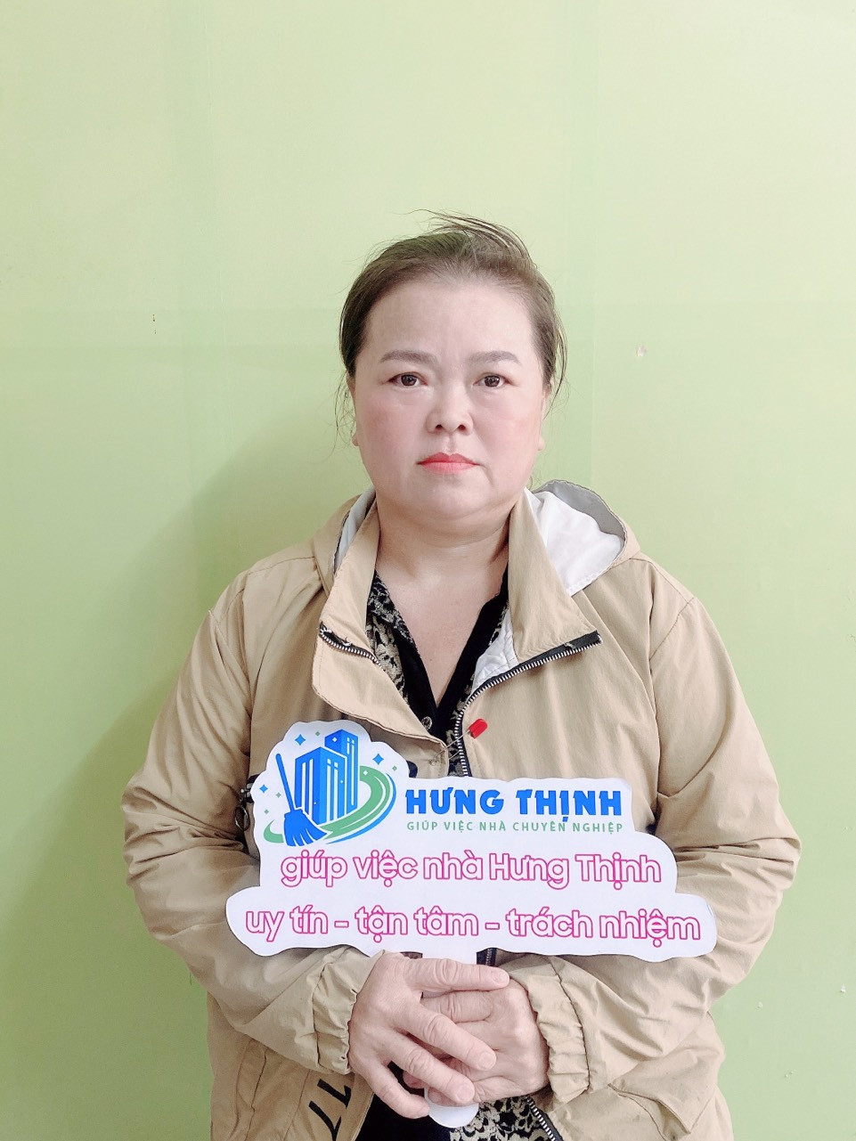 Chị Trần Thị Kim Chi sn 1979 quê Tiền Giang - CHĂM BÉ, GIÚP VIỆC NHÀ, NẤU ĂN