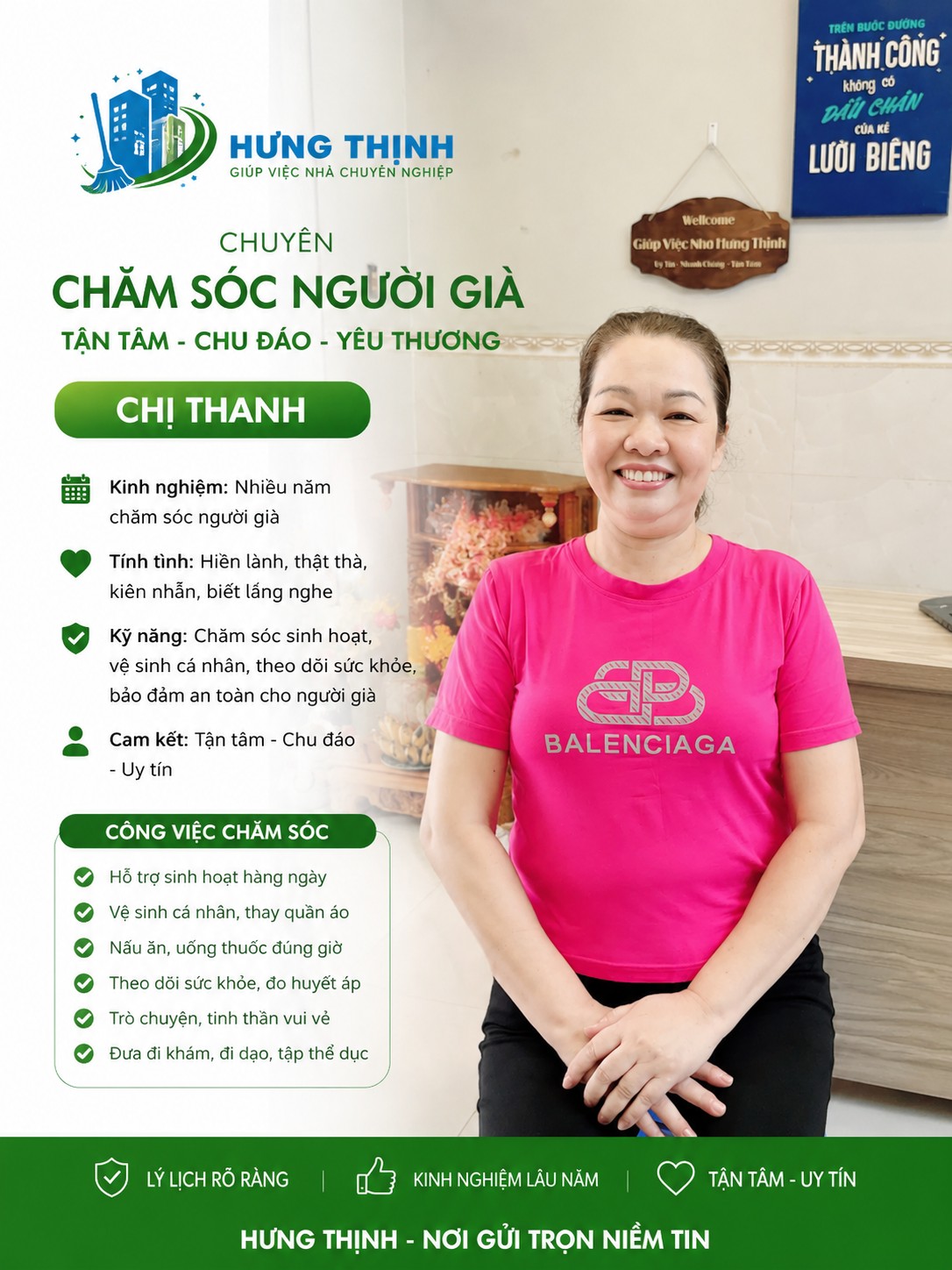 Người giúp việc Đặng Thị Tân Thanh