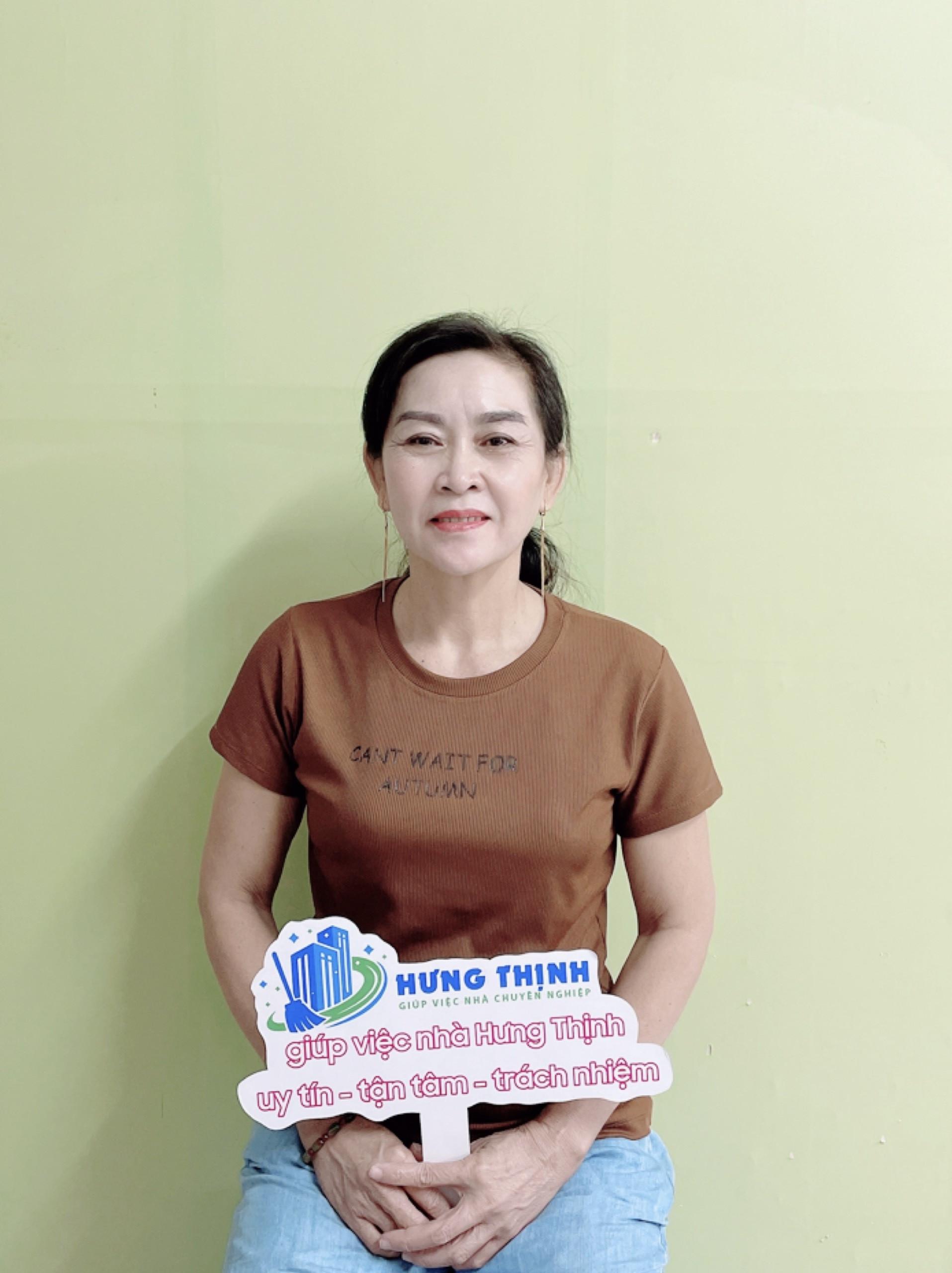 Chị Nguyễn Thị Phiên sinh năm 1982 quê Long An đang tìm công việc giúp việc nhà, phụ chăm bé