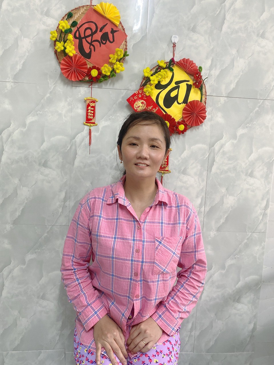 Chị Phan Thị Mỹ Hạnh sn 1985 người An Giang tìm việc làm ở lại