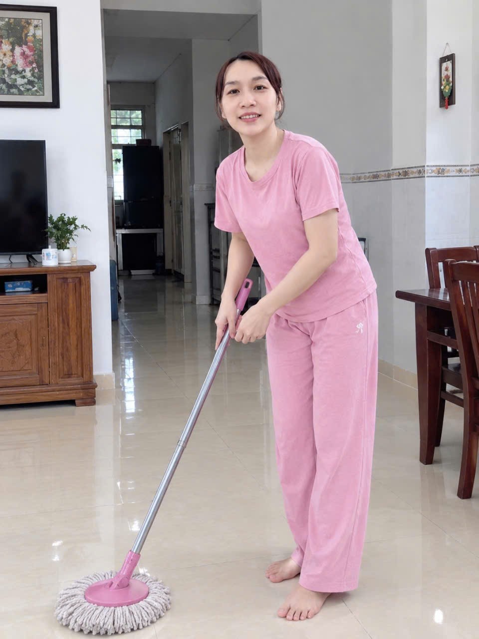 Chị Ngô Thị Ngọc Lan, sinh năm 1986, quê Đồng Tháp, giúp việc giỏi - chăm chỉ