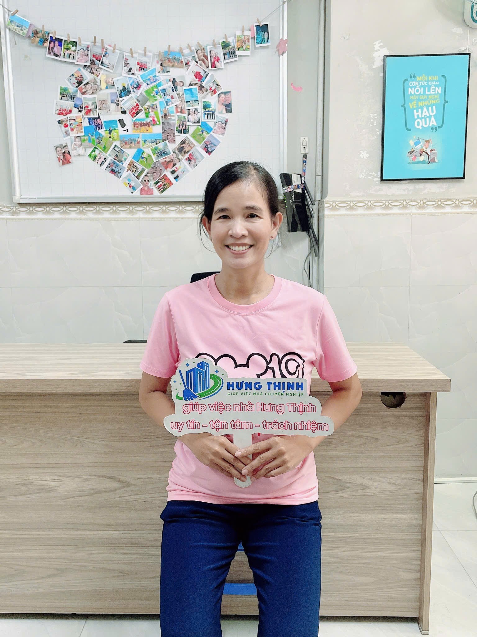 Thạch Thị Cân tìm việc