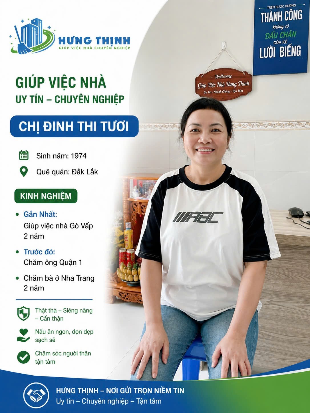 Người giúp việc Đinh Thi Tươi