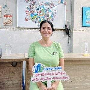 Chị Hạnh đang tìm việc chuyên giúp việc nhà - phụ chăm bé đi làm bao ăn ở lại ạ