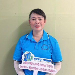 Chị Hoa hiền lành chịu khó đang tìm việc bao ăn ở lại ạ