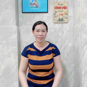 Chị Phạm Mỹ Ngân, sinh năm 1987, quê Bến Tre - GIÚP VIỆC NHÀ PHỤ CHĂM BÉ