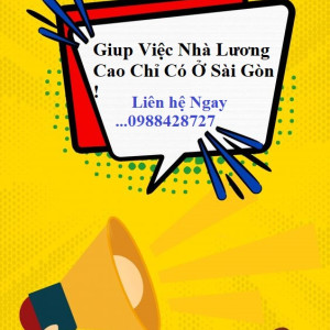 Với Mức Lương 10trieu Bao Ăn Ở, Em Cần Gấp 1 Chị Giúp Việc Nhà Đi Làm Ngay Hôm Nay !!