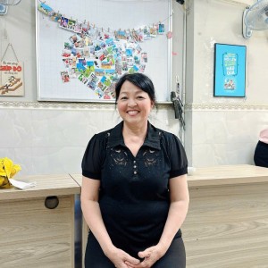 Chị Dung đang tìm việc bao ăn ở lại ạ