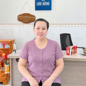 Chị Đỗ Hà Thủy, 1970, quê Đồng Nai - chuyên chăm bé từ sơ sinh đến lớn
