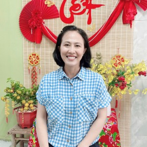 Võ Thị Diễm Em 1980 quê Tiền Giang, Chị chăm bé từ sơ sinh đến lớn