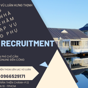 cần gấp cô giúp việc nhà phụ chăm bé bình dương mức lương 11 tr