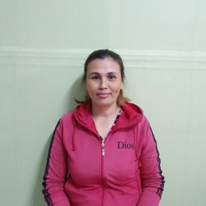 Chị Nguyễn Thị Sâm sn 1977 quê Bình Định - CHĂM EM BÉ, GIÚP VIỆC NHÀ